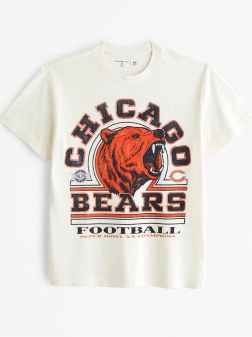 Abercrombie & Fitch x NFL Chicago Bears Soft A&F Tee